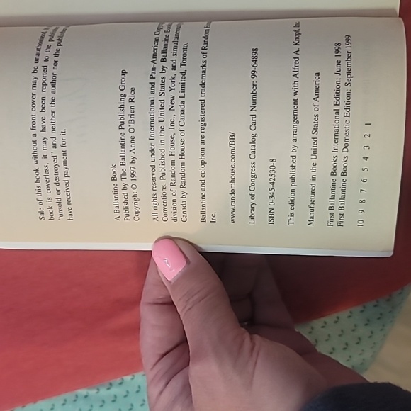 Anne Rice Violin paperback 1999 - Picture 5 of 9